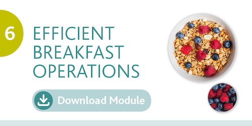 Download button for efficient breakfast operations